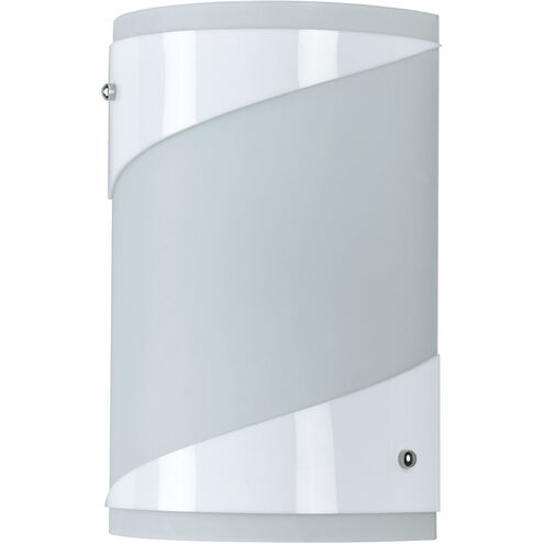 PLC 1 Light 7.63 inch White Wall Lamp Wall Light