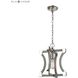 Mies 1 Light 12 inch Polished Nickel with Gray Mini Pendant Ceiling Light