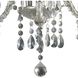 Theatre 3 Light 16 inch Chrome with Clear Chandelier Ceiling Light