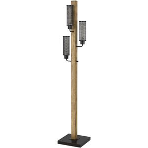 Lenox 61 inch 60.00 watt Light Oak Floor Lamp Portable Light