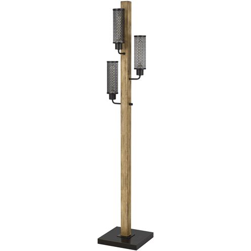 Lenox 61 inch 60.00 watt Light Oak Floor Lamp Portable Light
