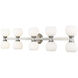 Artemis 10 Light 45 inch Brushed Nickel Vanity Wall Light