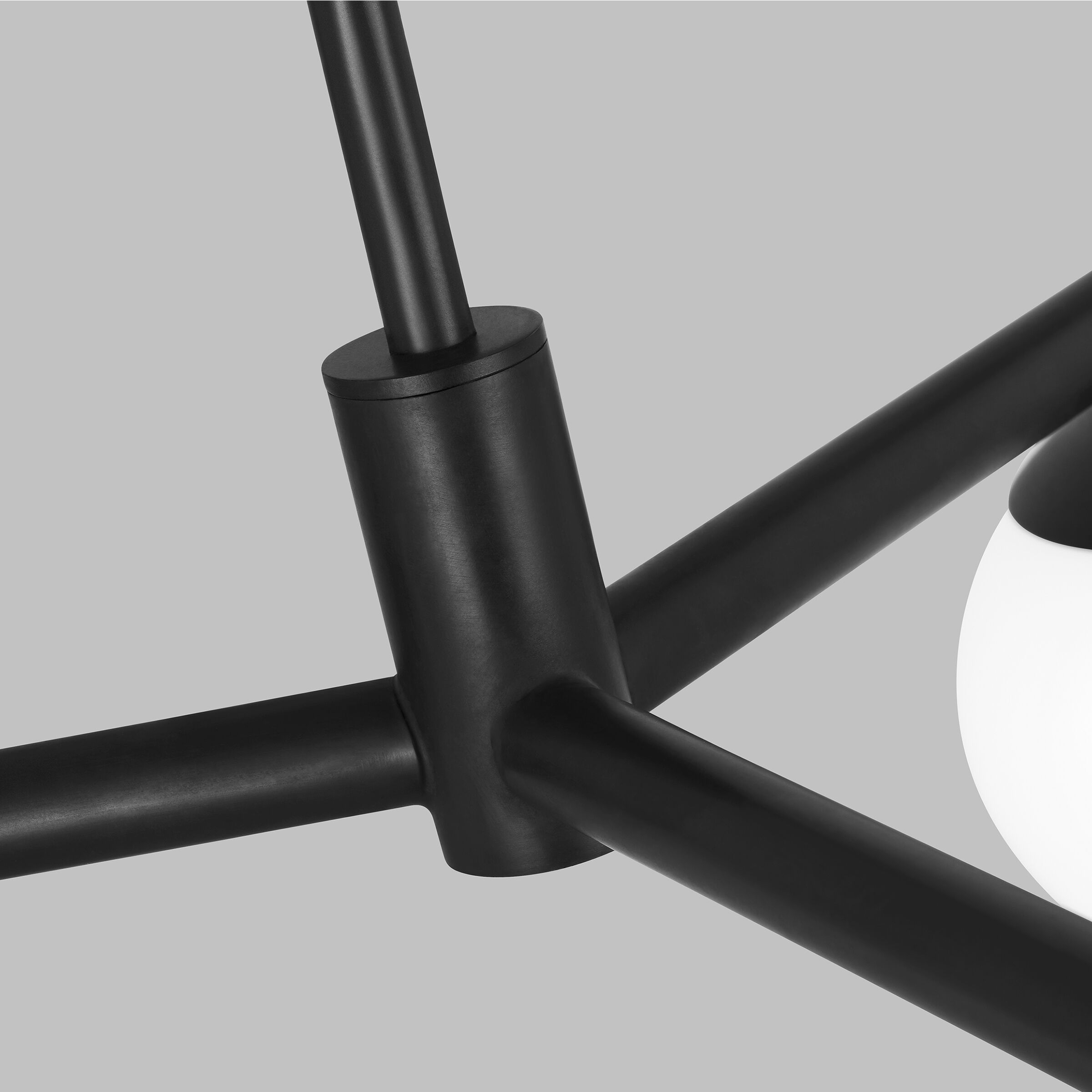 ED Ellen DeGeneres Lune 3 Light 27.38 inch Aged Iron Semi-Flush Mount Ceiling Light