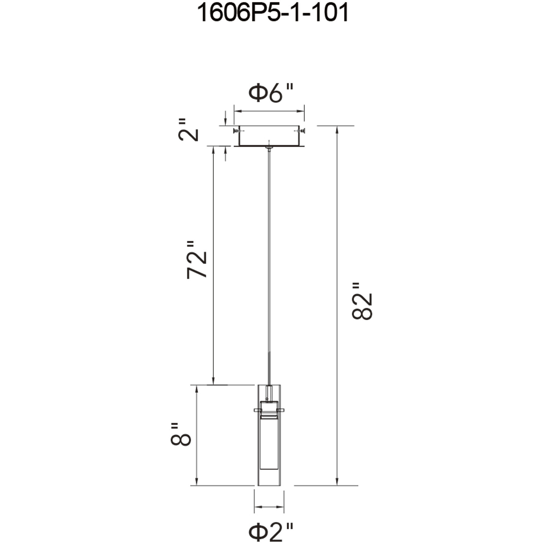 Olinda LED 2 inch Black Mini Pendant Ceiling Light