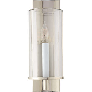 AERIN Deauville2 1 Light 5.25 inch Polished Nickel Single Sconce Wall Light