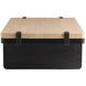 Europa 56 X 17 inch Natural and Ebony and Blackened Bronze Coffee Table
