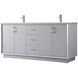 Hayes 72 X 22 X 35 inch Grey Vanity Sink Set