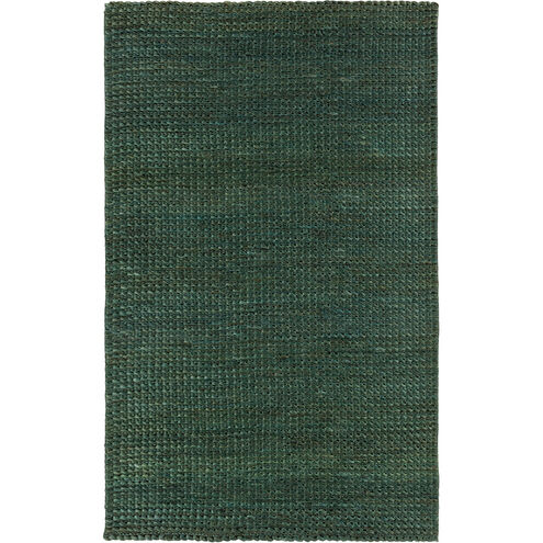 Tropics 66 X 42 inch Dark Green Rug