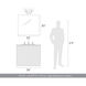 Calla Vanity Wall Light in White Gold