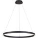 Lunar 32.25 inch Matte Black Pendant Ceiling Light