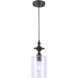 Madison 1 Light 6 inch Oil Rubbed Bronze Pendant Light Ceiling Light