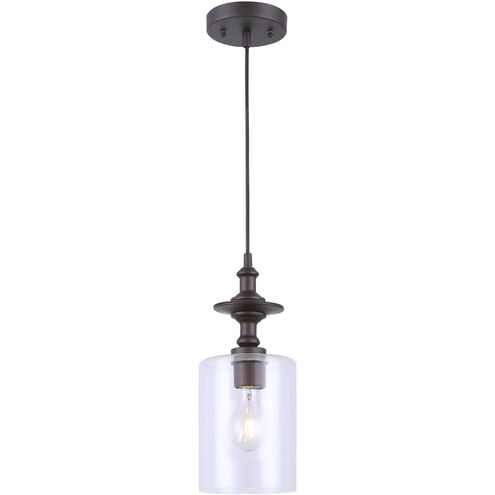 Madison 1 Light 6 inch Oil Rubbed Bronze Pendant Light Ceiling Light