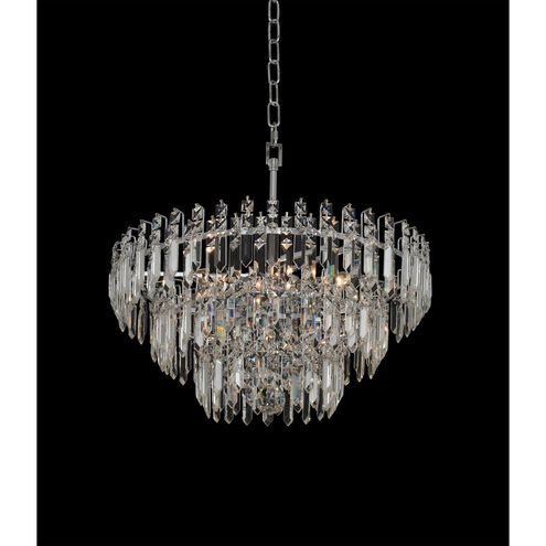 Pandoro 6 Light 21 inch Chrome Convertible Pendant Ceiling Light in Firenze Clear