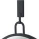 Stopwatch 33.25 X 22.25 inch Black Powder Room Mirror, Varaluz Casa