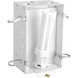 Recessed Wall 1 Light 8 inch White ADA Wall Sconce Wall Light