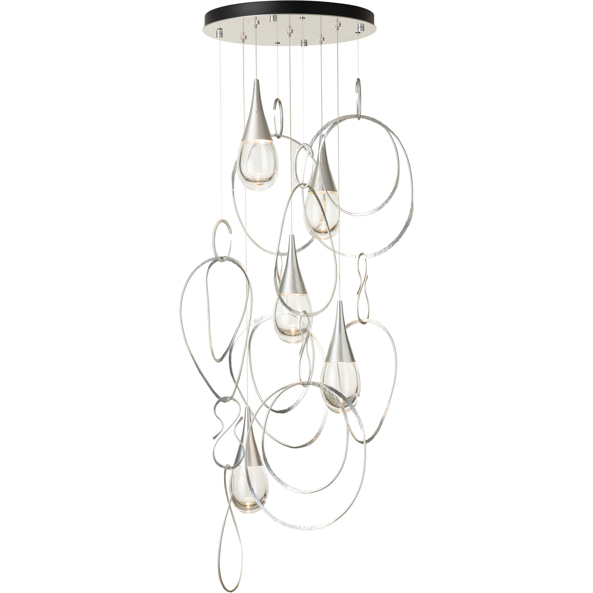 Lyric 5 Light 30.5 inch Sterling Multi-Light Pendant Ceiling Light