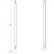 Keel LED 2 inch Satin Black Bath Bar Wall Light