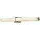 Squire LED 38 inch Brushed Nickel Bath Vanity Light Wall Light