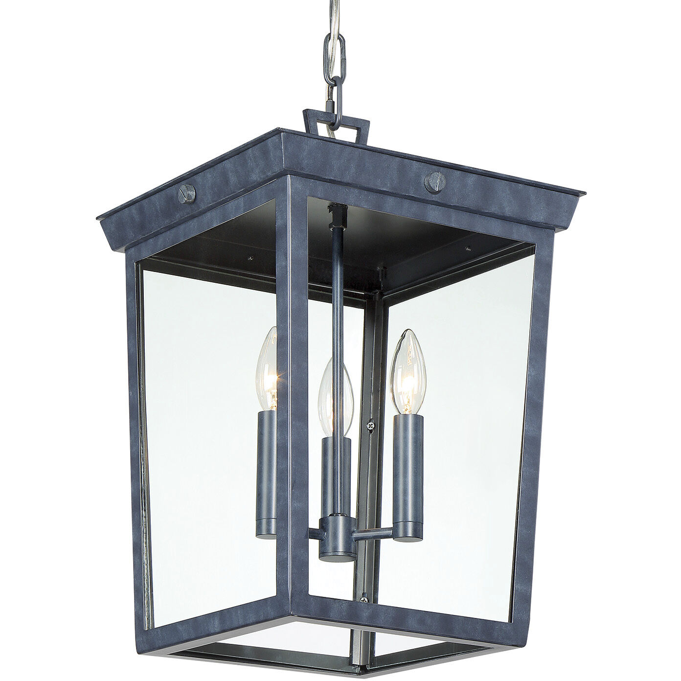Belmont 3 Light 12 inch Graphite Outdoor Pendant