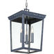 Belmont 3 Light 12 inch Graphite Outdoor Pendant