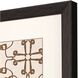 Geometrics Collection Brown Framed Art