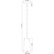 Kira 1 Light 5 inch Matte Black Pendant Ceiling Light
