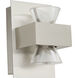 Jet LED 4.7 inch Brushed Nickel Bath Vanity Light Wall Light