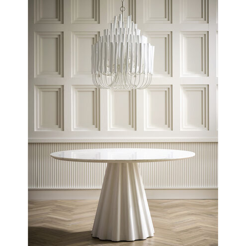 Tilda 5 Light 21 inch Whitewashed Wood/White Chandelier Ceiling Light