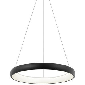 Maverick LED 24 inch Matte Black Pendant Ceiling Light