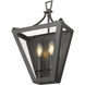 Montalcino Wall Sconce Wall Light in Iron Ore