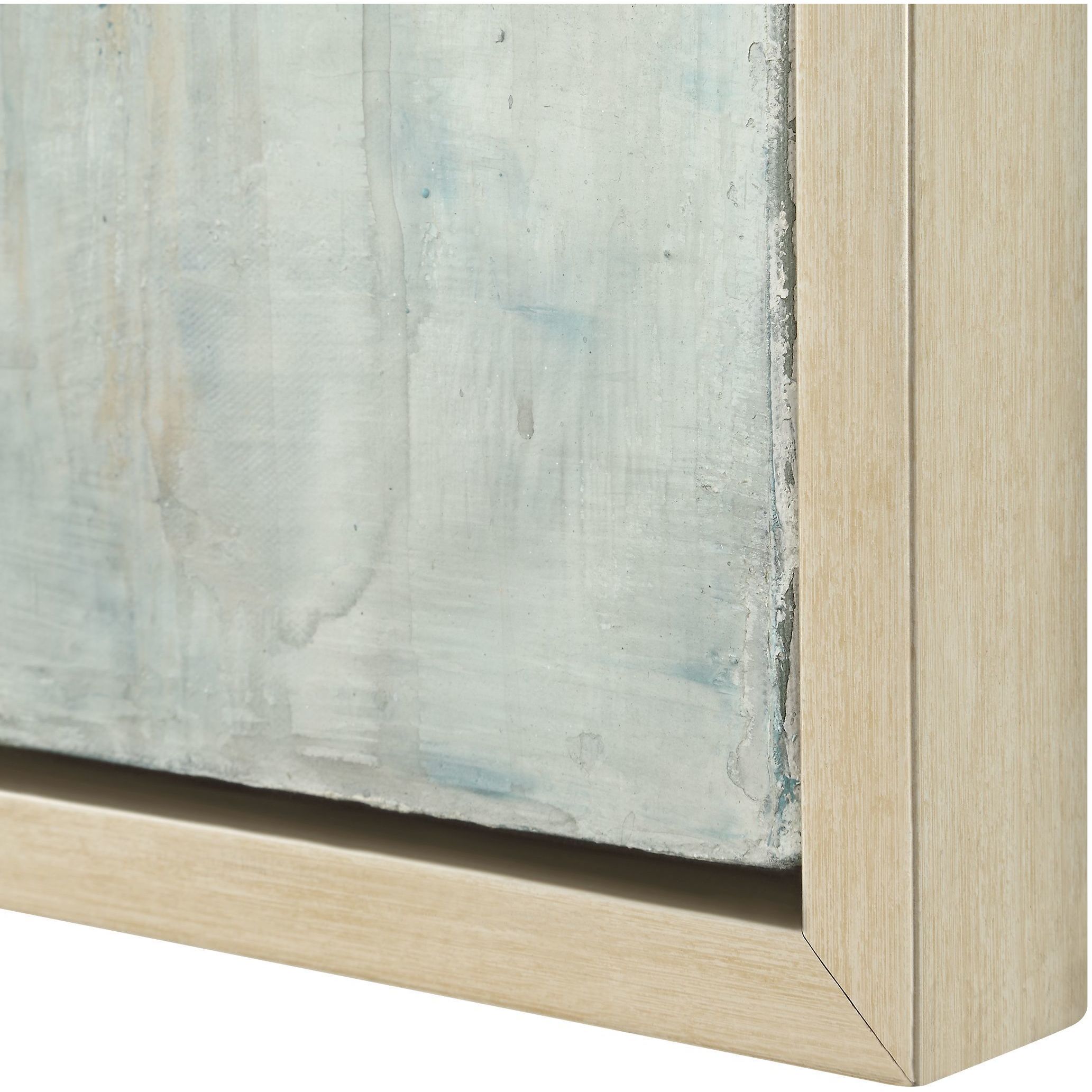 Eastside Blue and Greena nd Beige and Orange Abstract Coastal Art