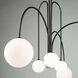 Comet LED 31.5 inch Semi Matte Black Chandelier Ceiling Light