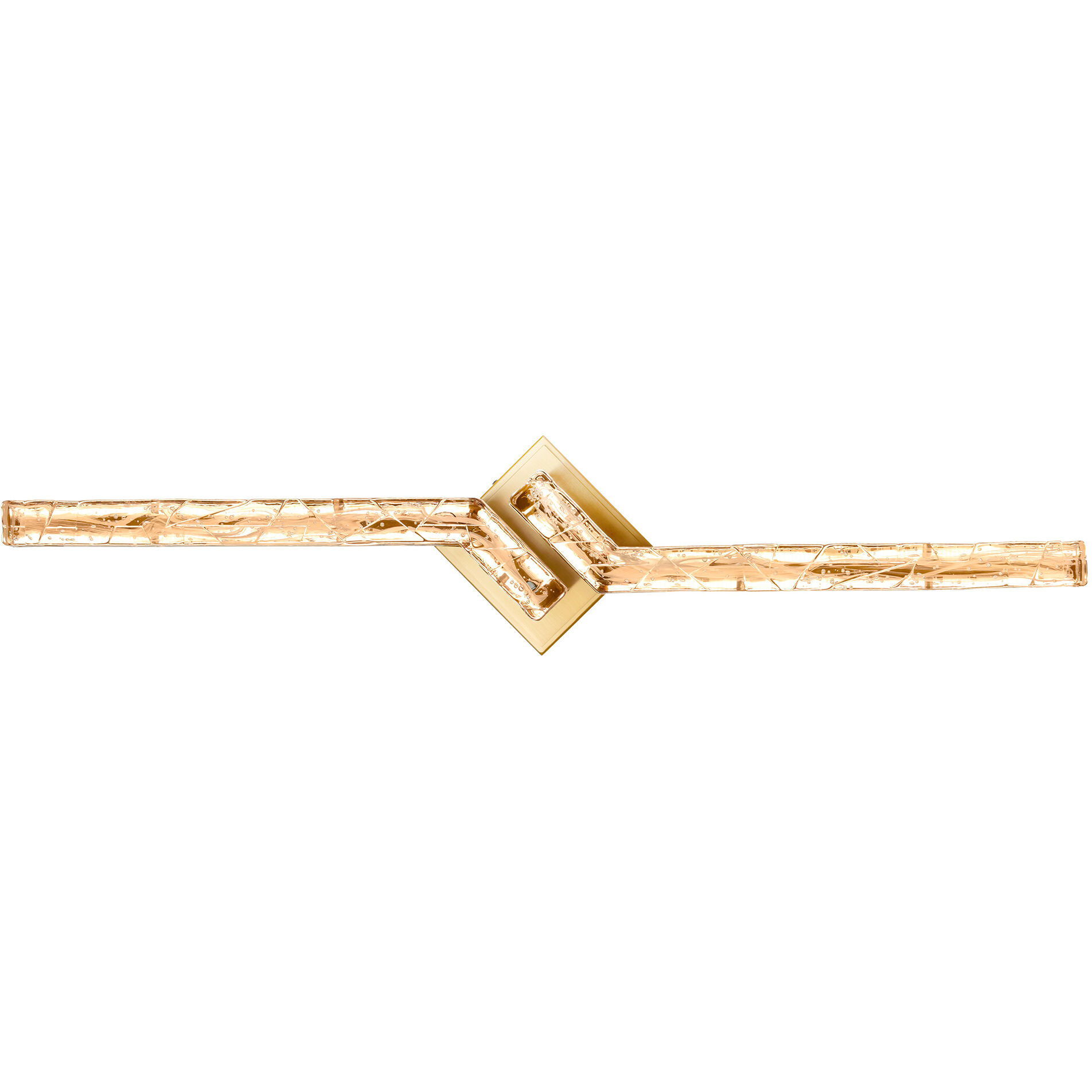 Contour LED 7.2 inch Brass Vanity Light Wall Light