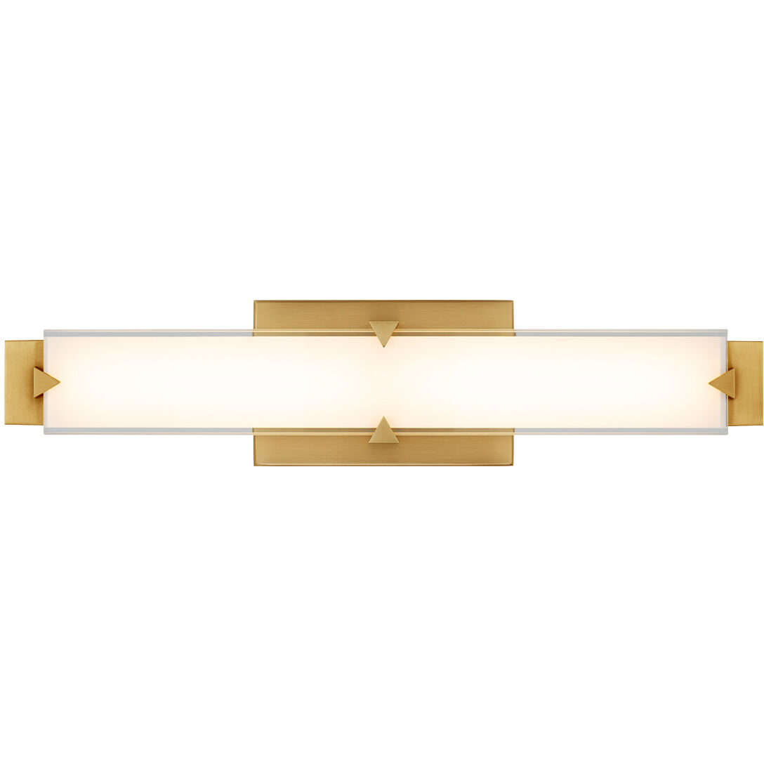 Carlisle Indoor Wall Lighting in 2700K, Aged Brass