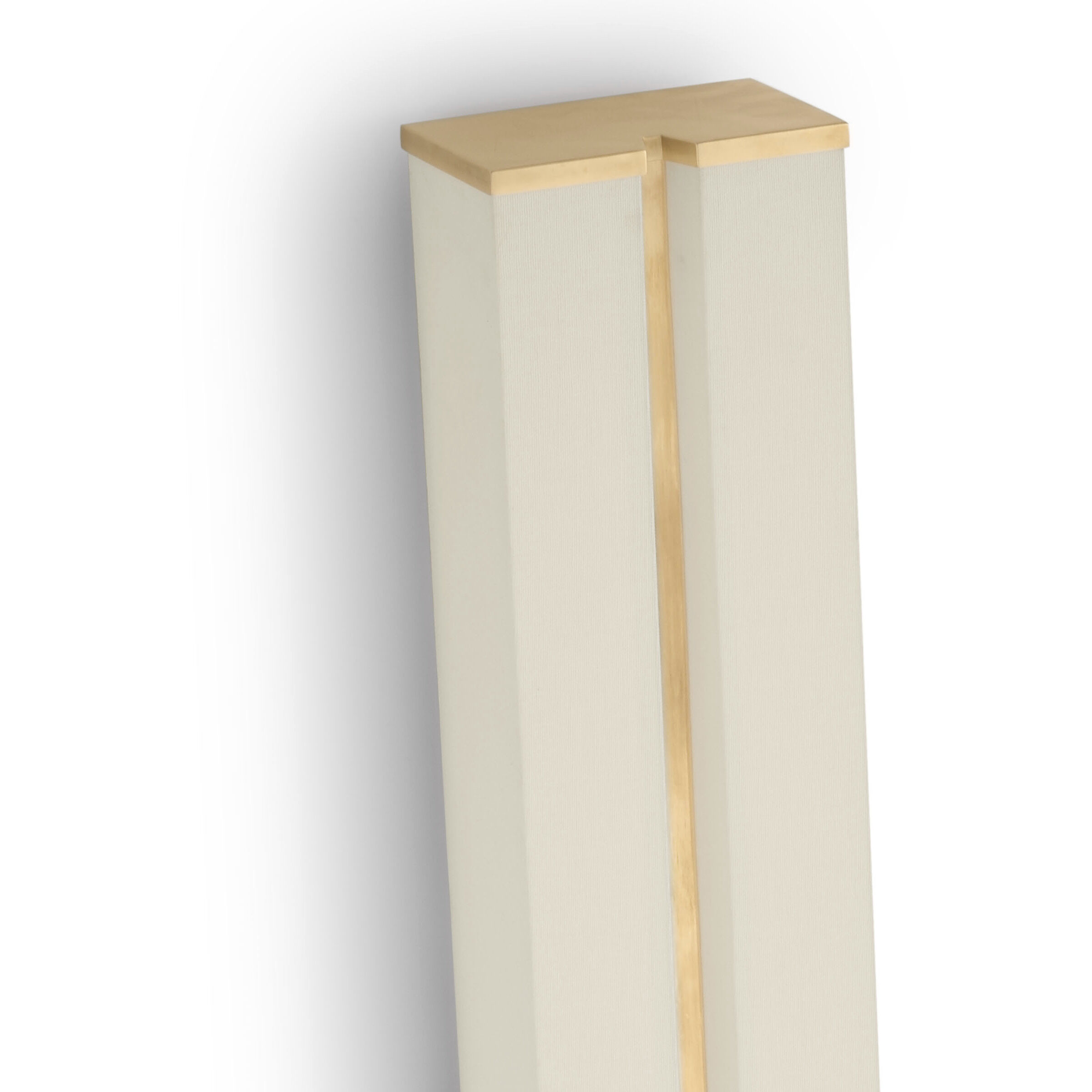 Paloma Contreras Vernet LED 5.5 inch Hand-Rubbed Antique Brass and Linen Sconce Wall Light