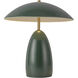 Alora Mood Poppy 13.88 inch 8 watt Pine Green Table Lamp Portable Light