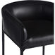 Osbourne 33.5 inch Black and Blackened Iron Counter Stool