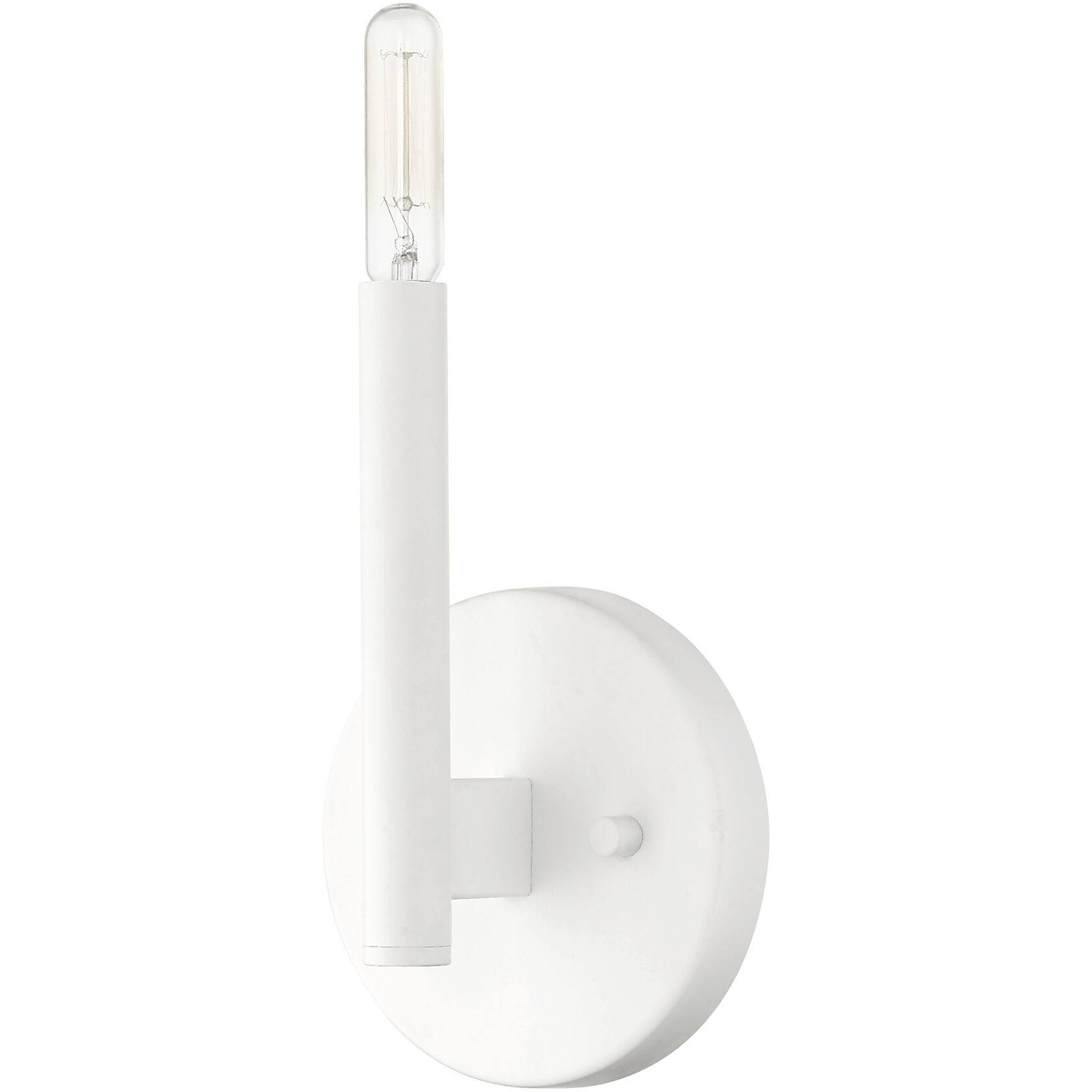 Copenhagen 1 Light 5.13 inch White ADA Wall Sconce Wall Light, Single