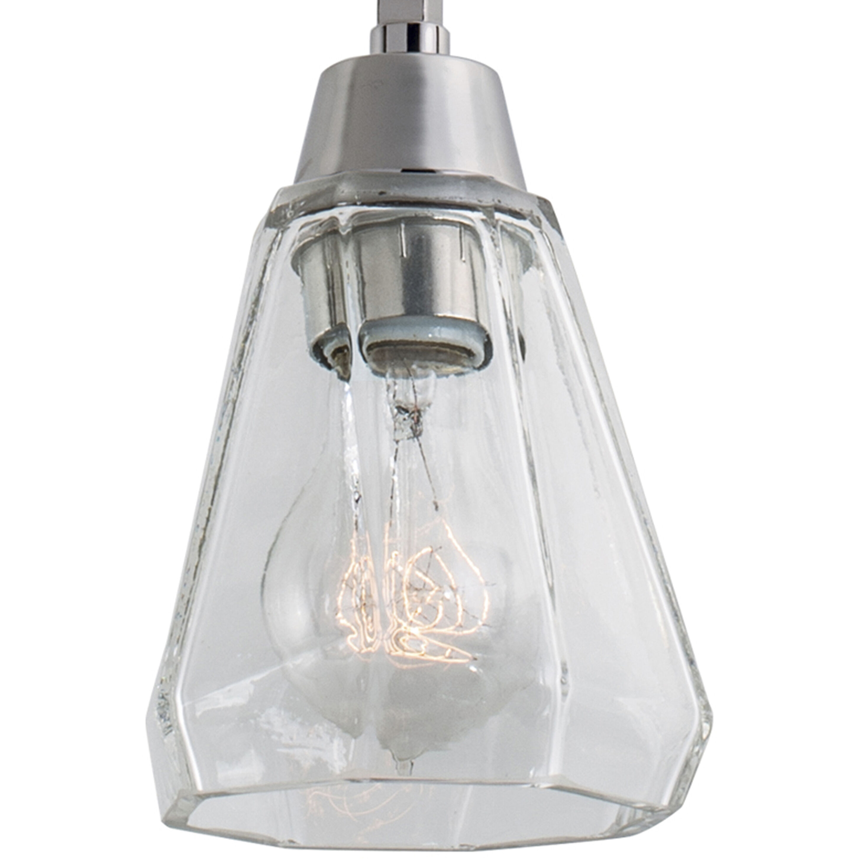 Arctic 1 Light 5 inch Polished Nickel Pendant Ceiling Light