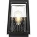 Lehigh 1 Light 10.5 inch Black Outdoor Wall Sconce