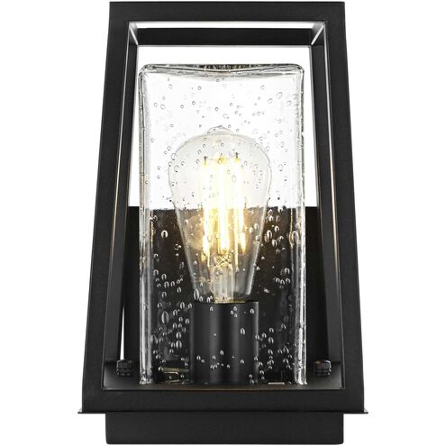 Lehigh 1 Light 10.5 inch Black Outdoor Wall Sconce
