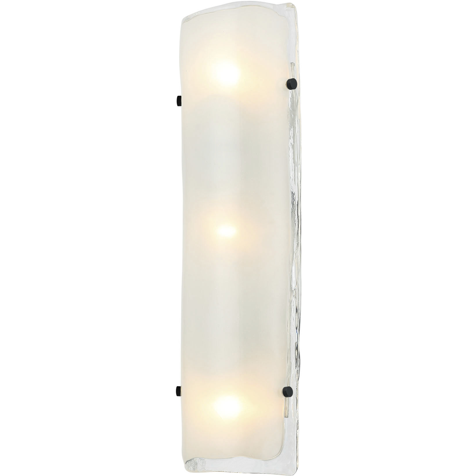 Fairchild 3 Light 6 inch Black and Polished Nickel with Satin Brass ADA Wall Sconce Wall Light