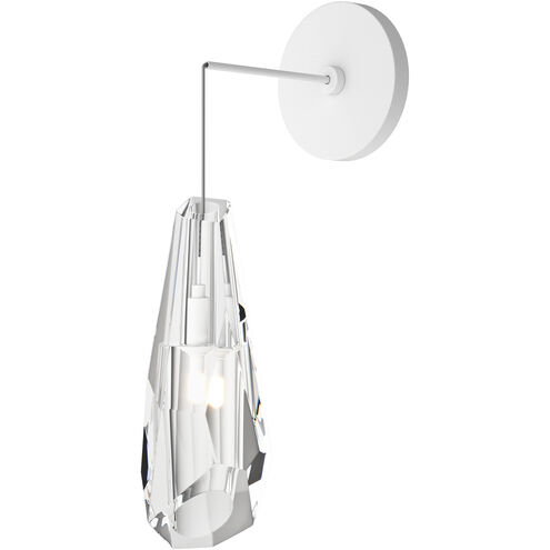 Luma 1 Light 5.5 inch White Sconce Wall Light