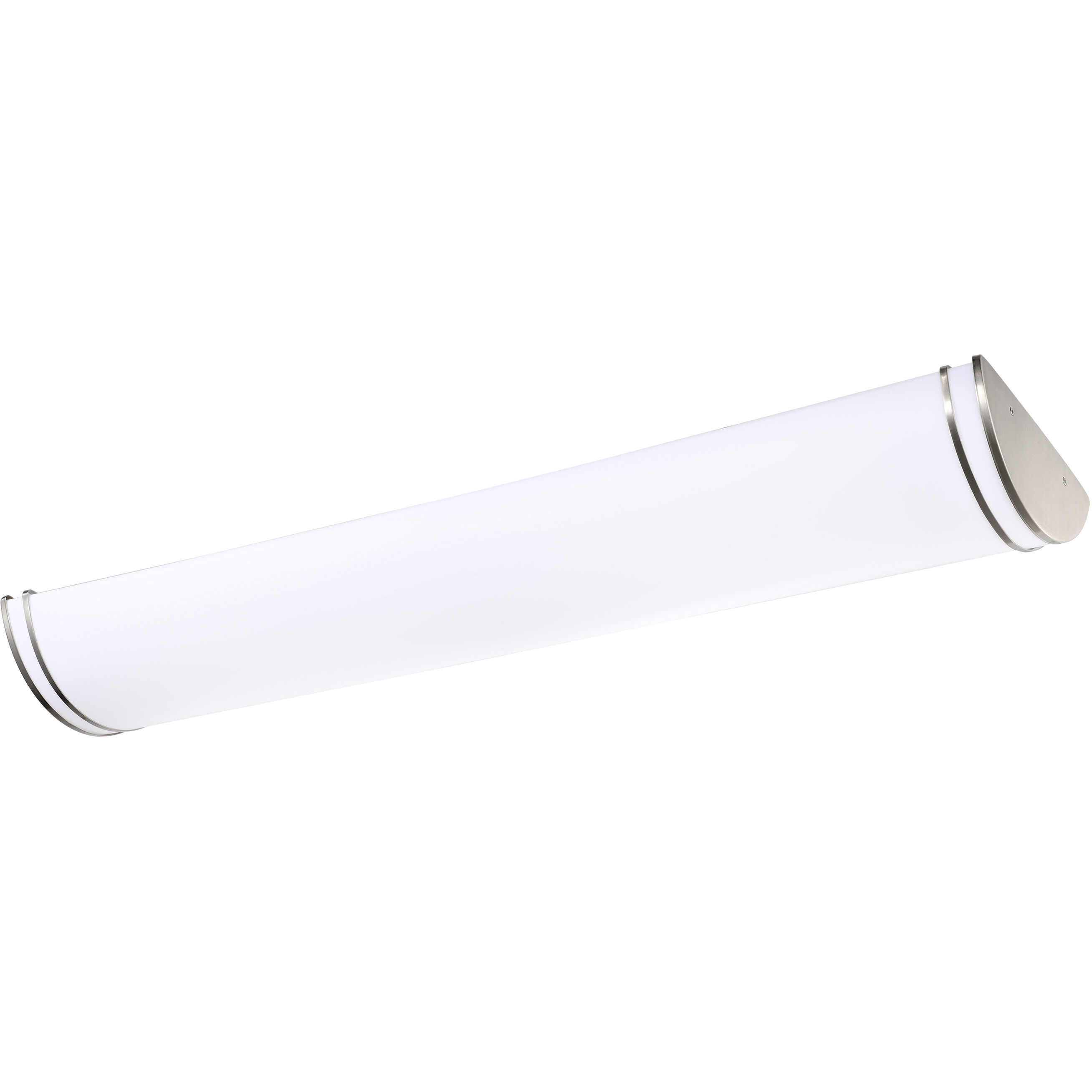 Glamour LED 12 inch Brushed Nickel Linear Flush Ceiling Light
