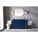 Hayes 48 X 22 X 35 inch Blue Vanity Sink Set