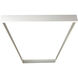 NPDBL Series White Surface Mounting Frame, For 2'x4' LED Backlit Panels