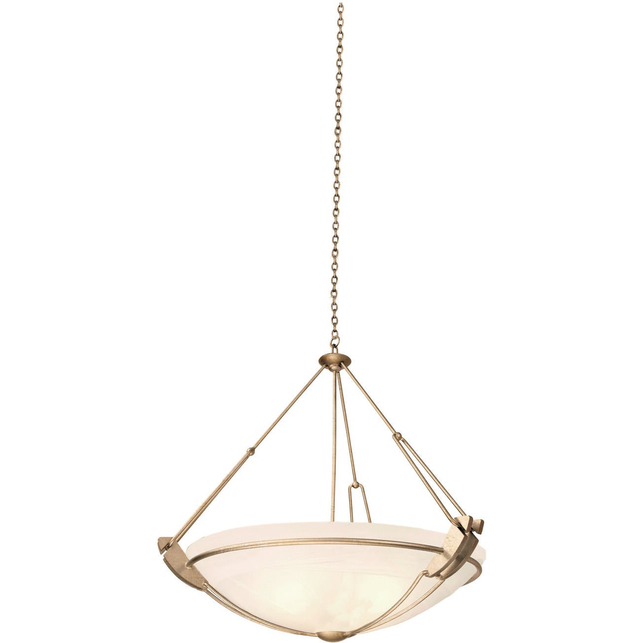 Grande 3 Light 24 inch Modern Gold Pendant Ceiling Light