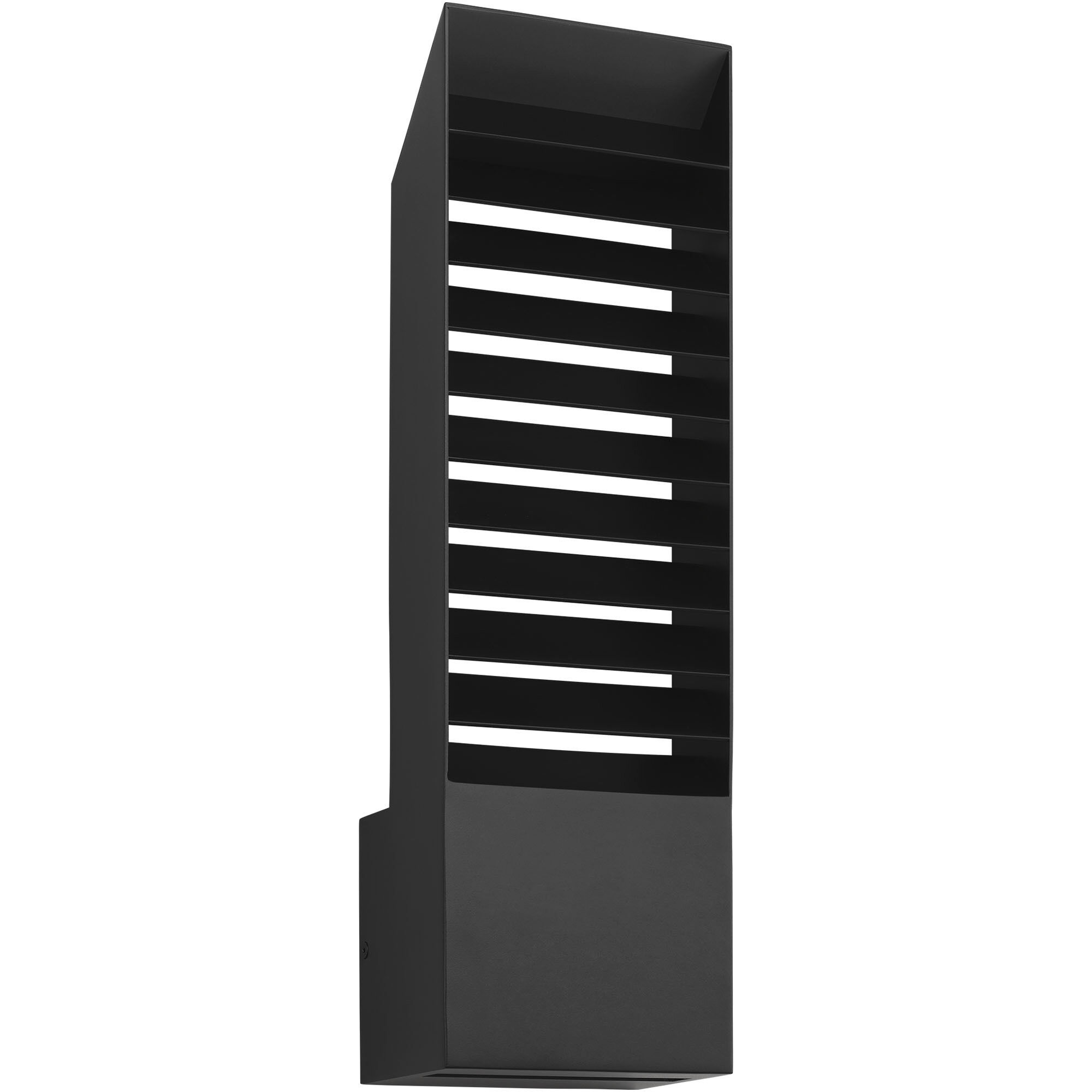 Kelly by Kelly Wearstler Lamel LED 19 inch Outdoor Black Outdoor Wall Lantern