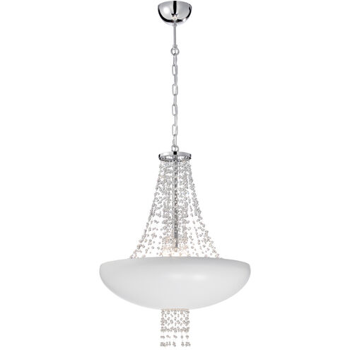 Lopez 8 Light 21 inch Matte White Pendant Ceiling Light