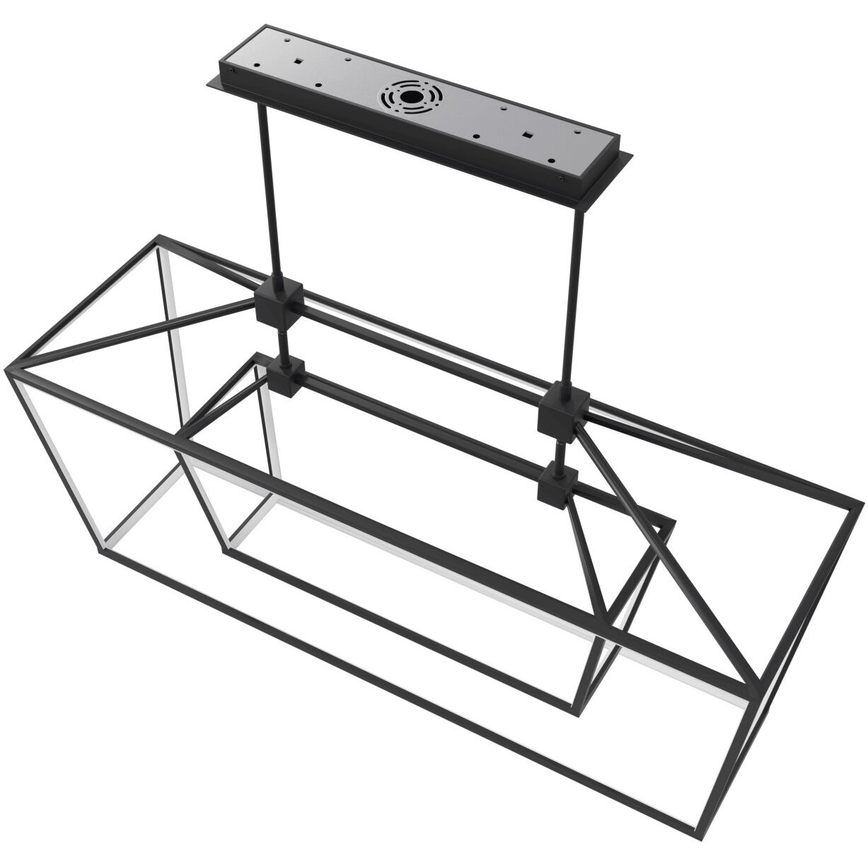 Park Ave. LED 17 inch Black Pendant Ceiling Light